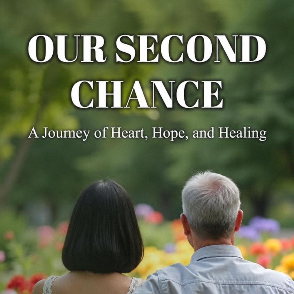 Our Second Chance song cover, showing a couple together in a garden